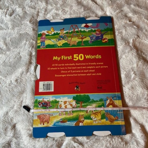 My First 50 Words Children's Board Book Vintage - Picture 4 of 6